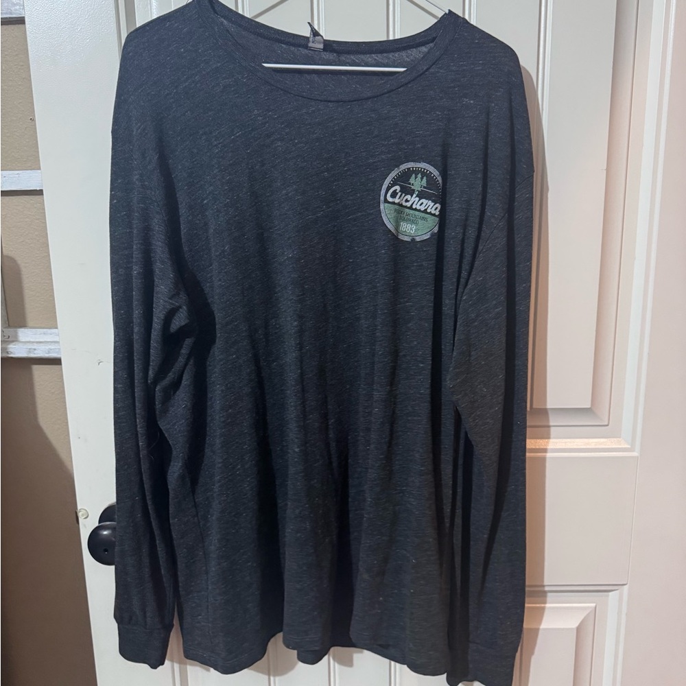 Cinch Men's Charcoal Long Sleeve Tee